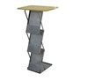 Portable Table: Folding Design with 3 Literature Pockets