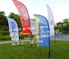View Product Details: Custom Promotion Banner Flag, Feather Flag, Beach Flag  