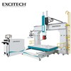 China supplier EXCITECH desktop 5 axis cnc woodworking router