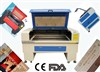acrylic/wood/ fabric laser cutting and engraving  machine-JQ9060   with CE&FDA 
