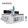 EXCITECH E10-2040D 5 axis cnc router for mold sign making