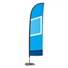 high quality outdoor advertising beach poles price stands flying flag banner