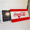 Outdoor Rotating displays solar panel light box 